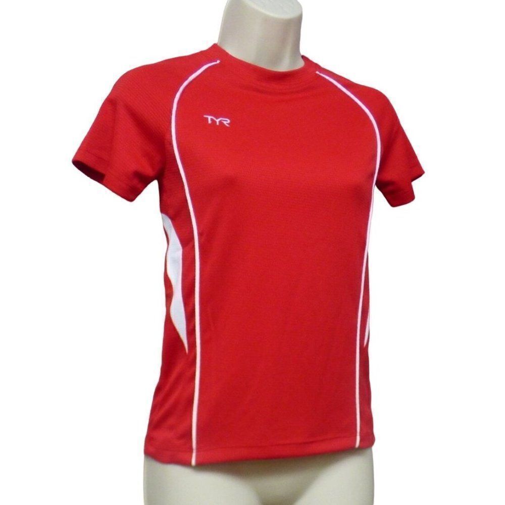 TYR Women’s Female Tech Tee, Red, Size XXS